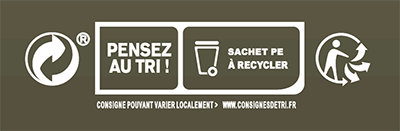 Sac fond carton recyclable - Tout Kraft avec fenêtre