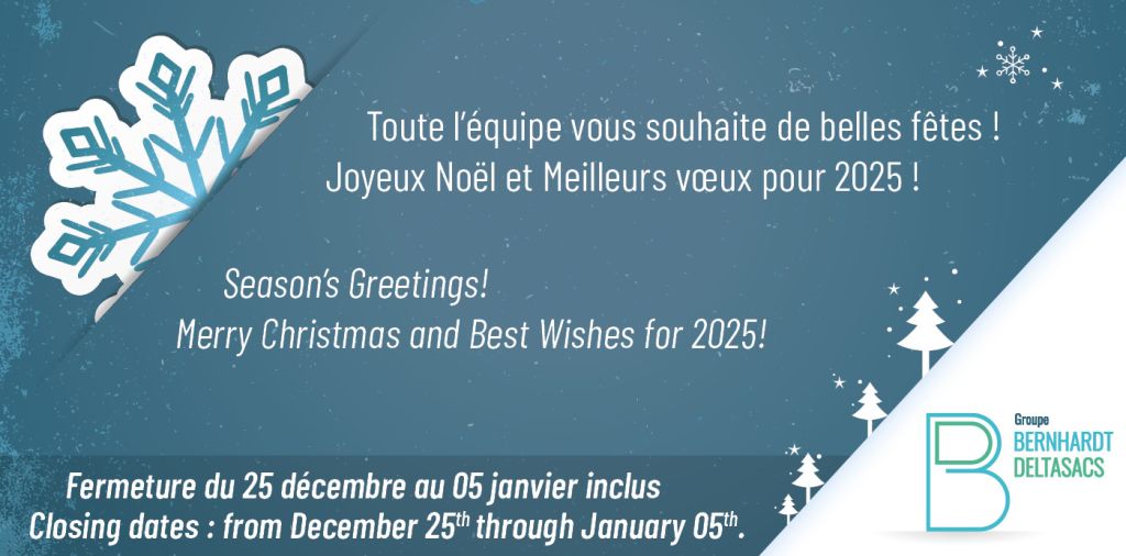 Deltasacs vous souhaite de joyeuses fêtes !